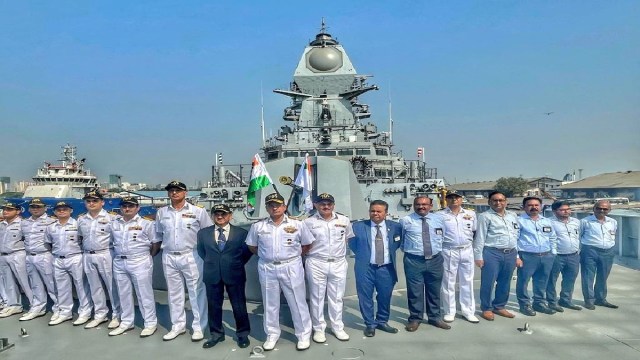 Indian Navy Declares to Set the Missile Destroyer INS Mormugao in Action on Sunday