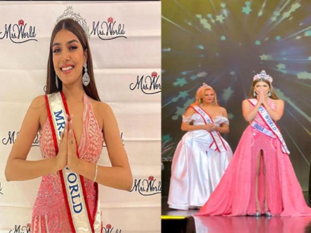 Sargam Kaushal Brings back Mrs World Crown to India After 21 Years